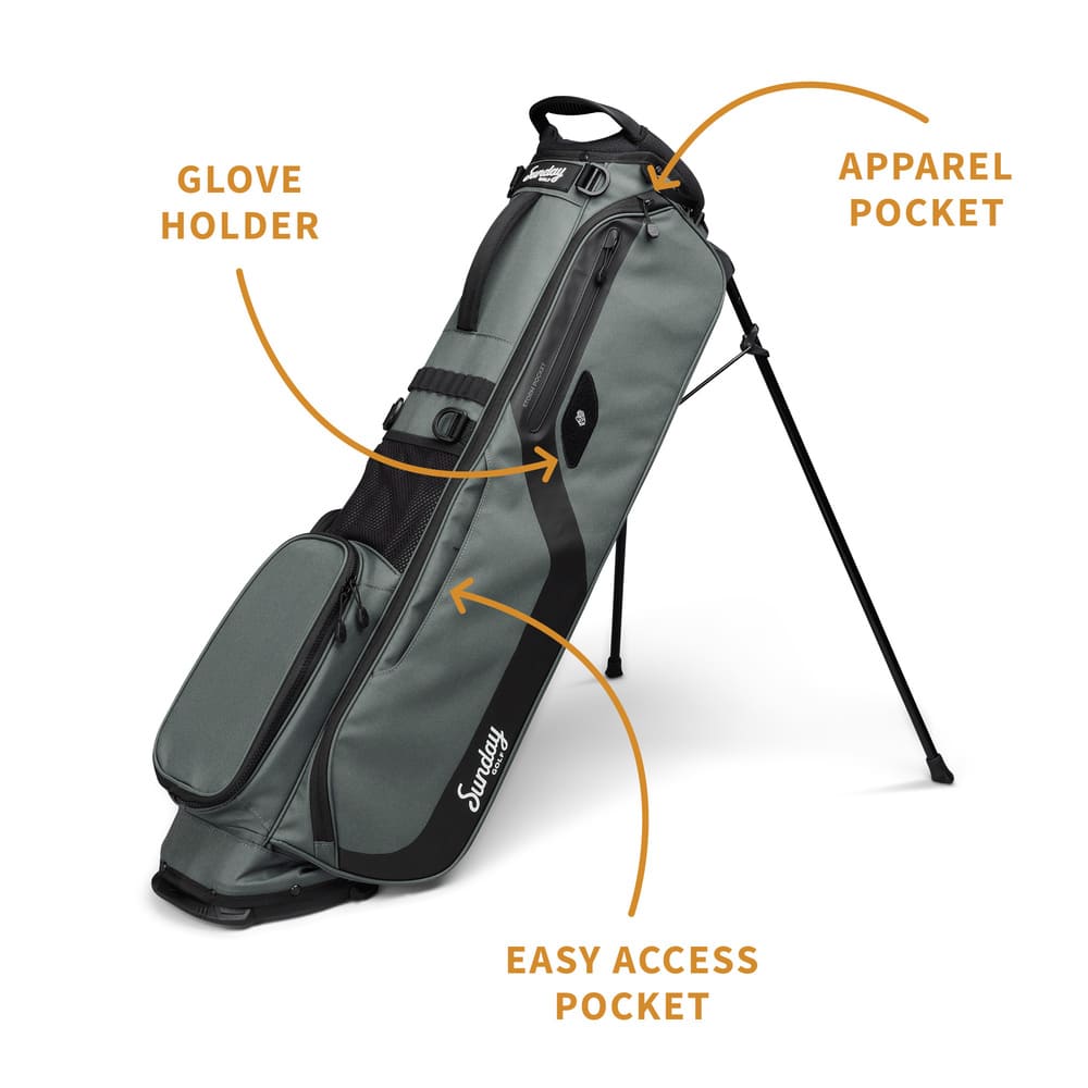 EL CAMINO - Midnight Green Walking Golf Bag