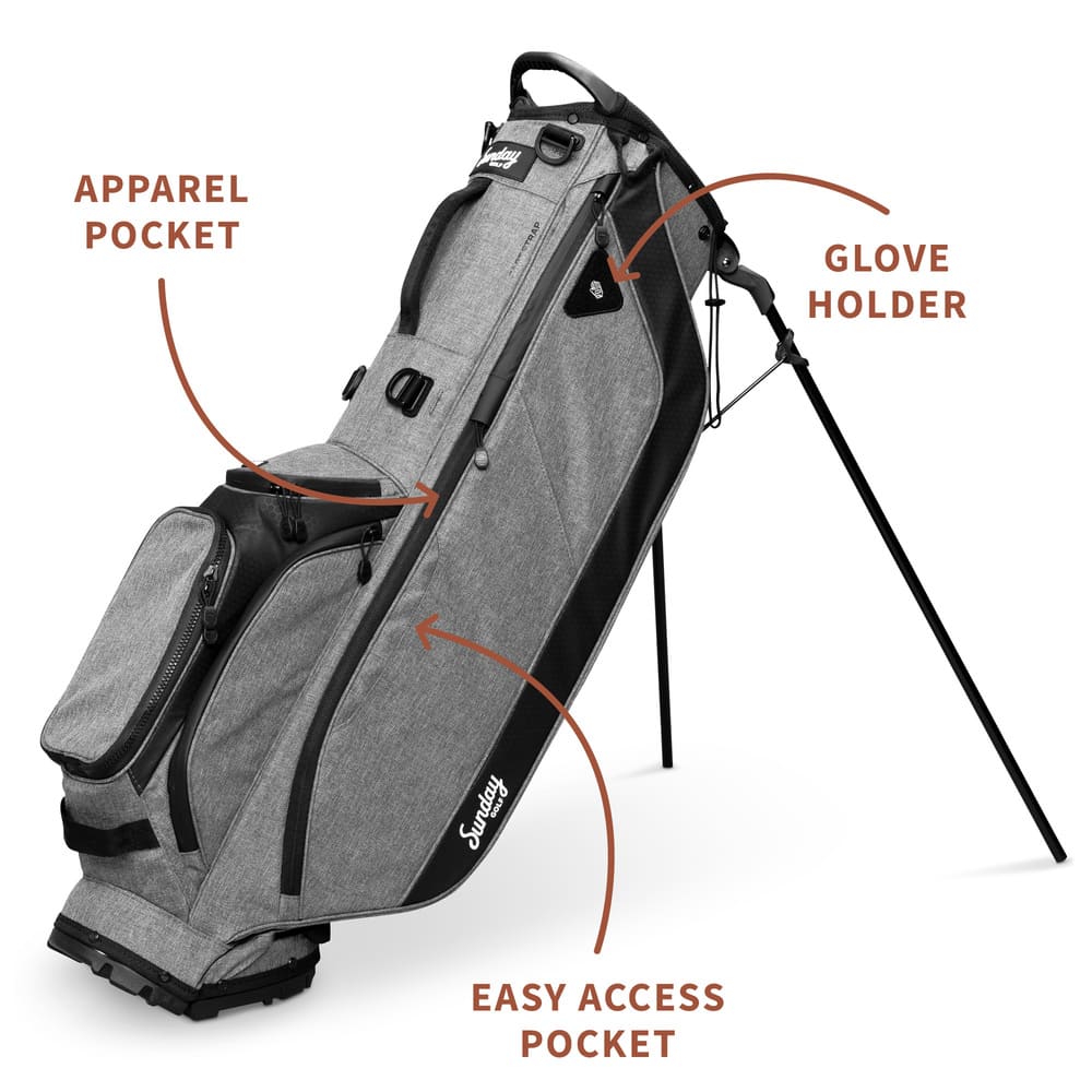RYDER - Heather Gray Stand Bag
