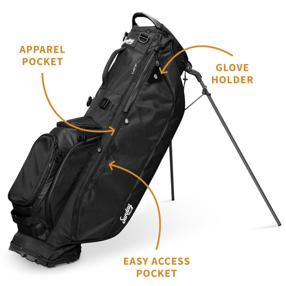 RYDER - Matte Black Stand Bag