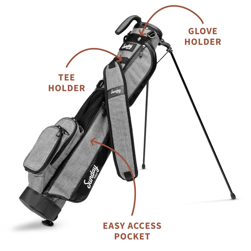 THE LOMA - Heather Gray Par 3 Golf Bag