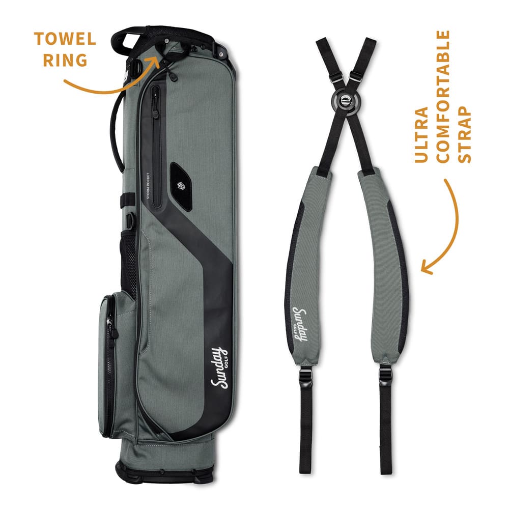 EL CAMINO - Midnight Green Walking Golf Bag