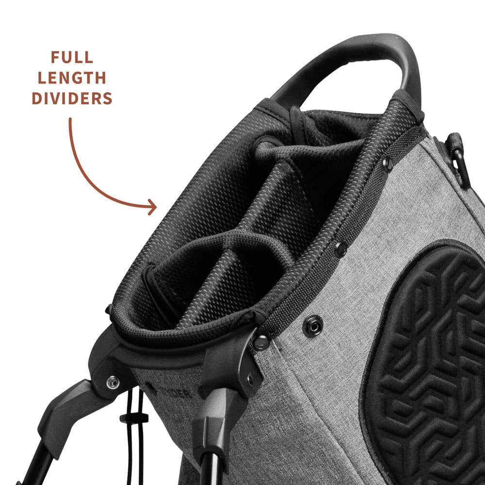 RYDER - Heather Gray Stand Bag