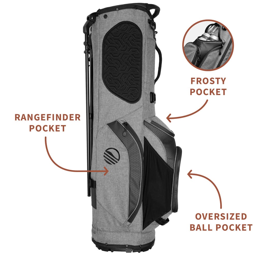 RYDER - Heather Gray Stand Bag
