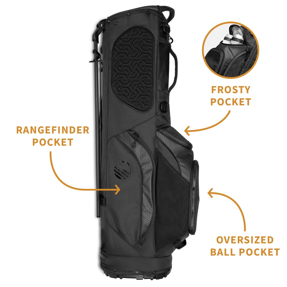 RYDER - Matte Black Stand Bag