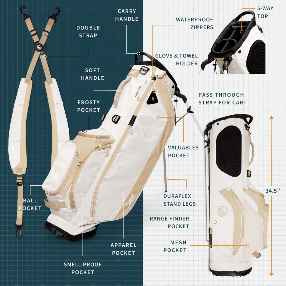 RYDER - Toasted Almond Stand Bag