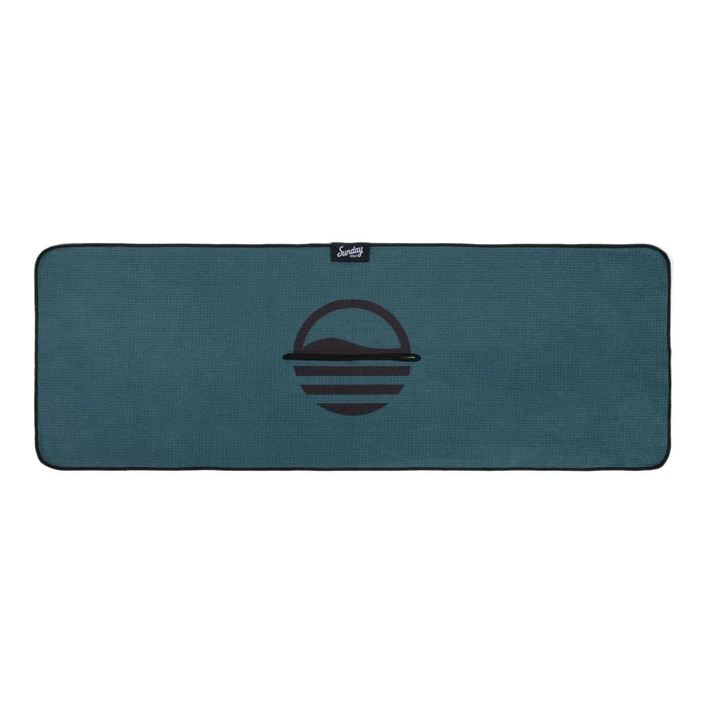Serviette de Golf Classique Couleur Vert Minuit