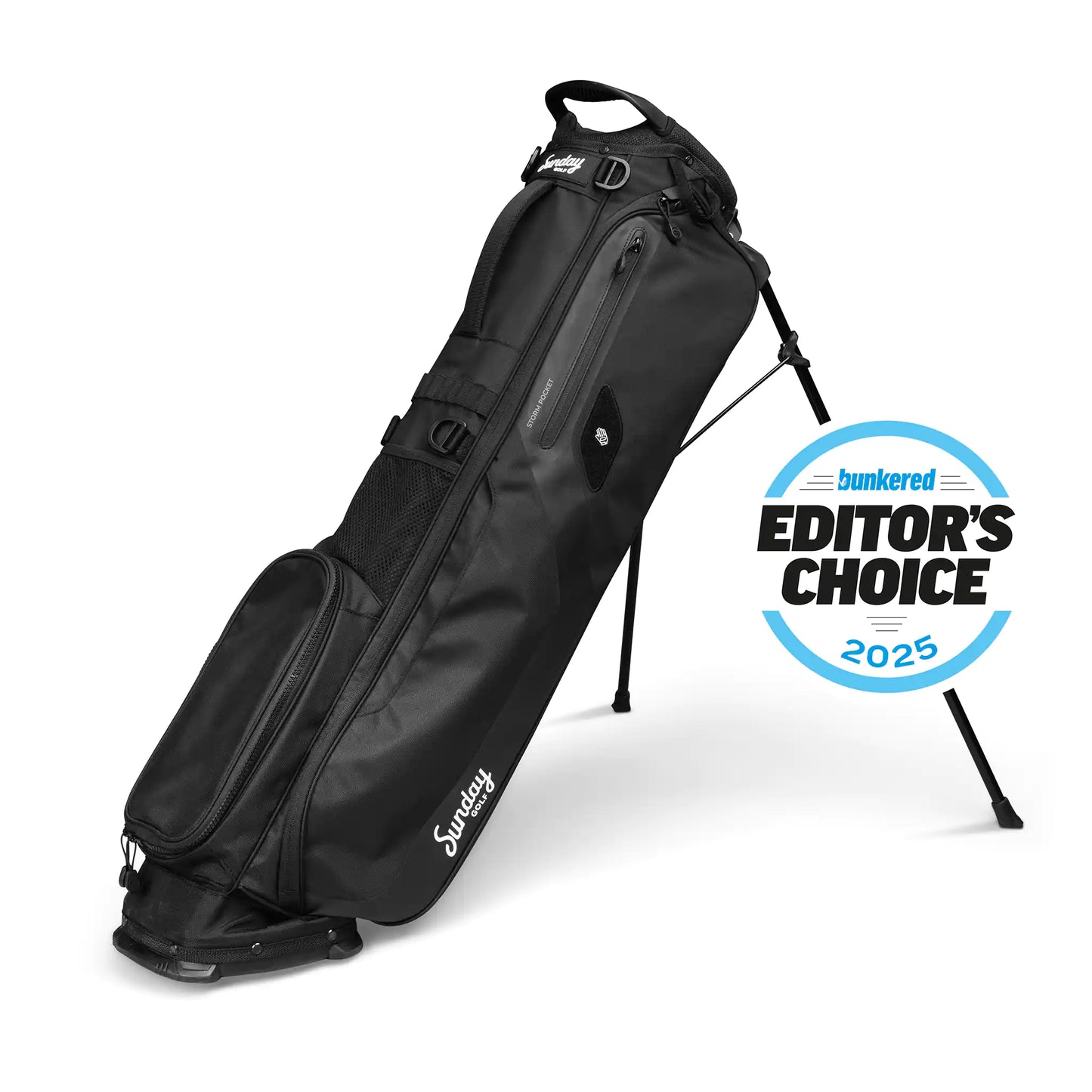 EL CAMINO - Matte Black Walking Golf Bag
