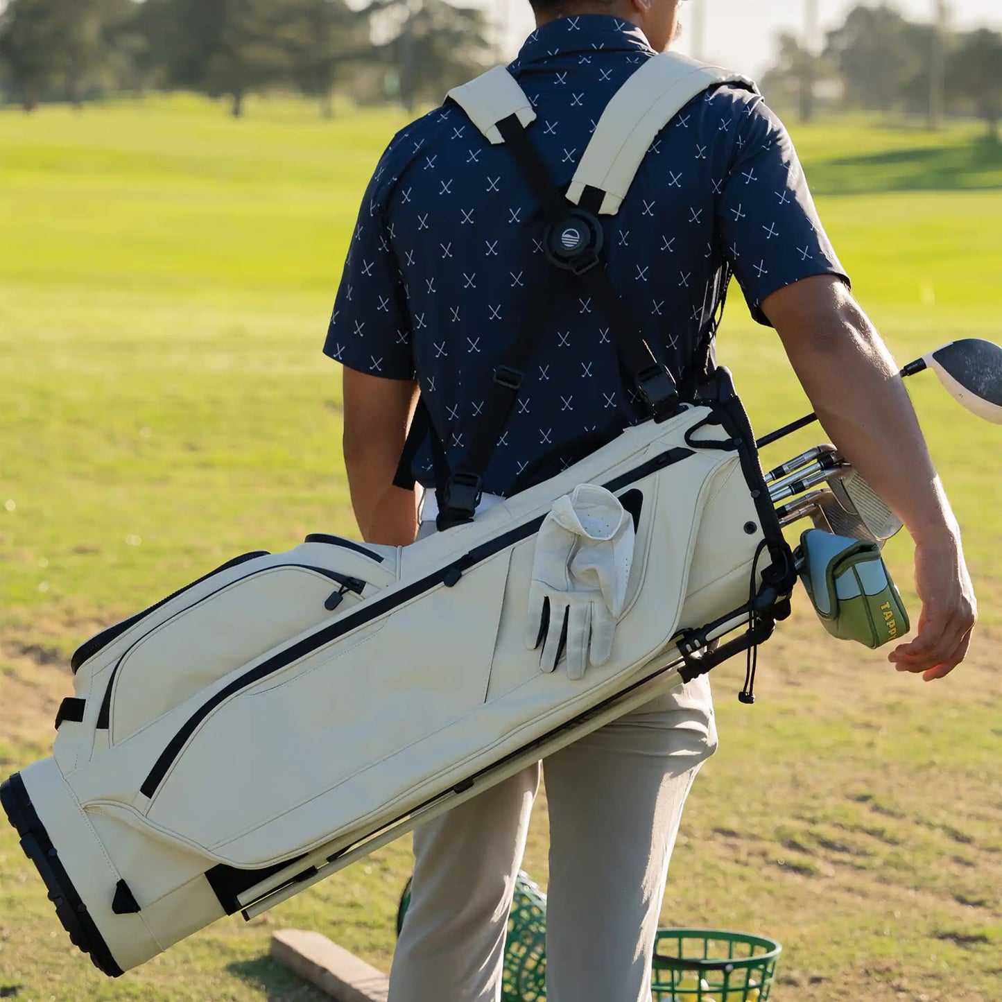 Sac de Golf Trépied "RYDER" Classe S Couleur Crème