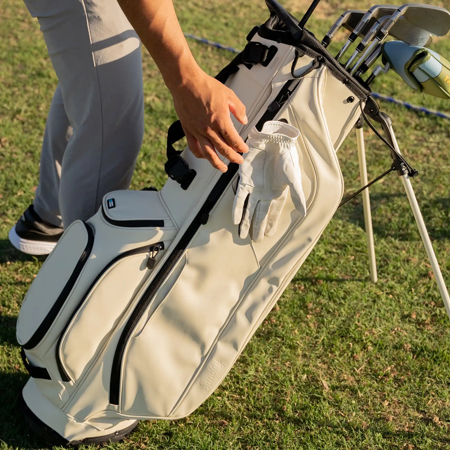 Sac de Golf Trépied "RYDER" Classe S Couleur Crème