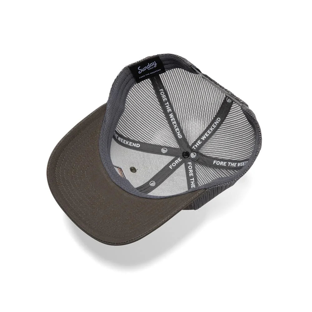 Casquette de Golf "TRUCKER" Couleur Grise