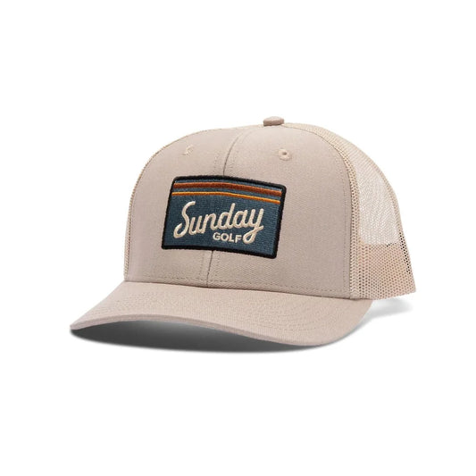 Casquette de Golf "TRUCKER" Couleur Beige Foncé