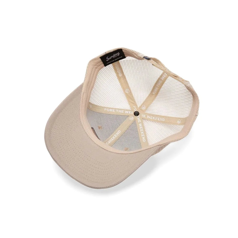 Trucker Golf Hat - Tan
