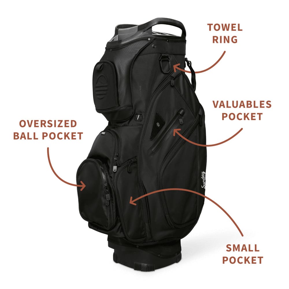 THE BIG RIG - Matte Black Cart Bag