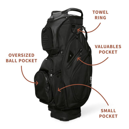 THE BIG RIG - Matte Black Cart Bag