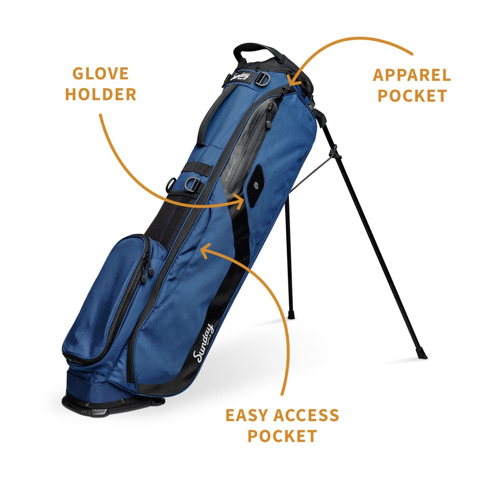 EL CAMINO - Cobalt Blue Walking Golf Bag