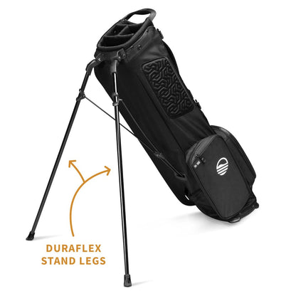 EL CAMINO - Matte Black Walking Golf Bag