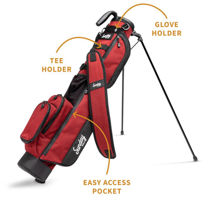 THE LOMA - Ron Burgundy Par 3 Golf Bag