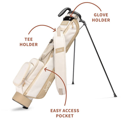 THE LOMA - Toasted Almond Par 3 Golf Bag