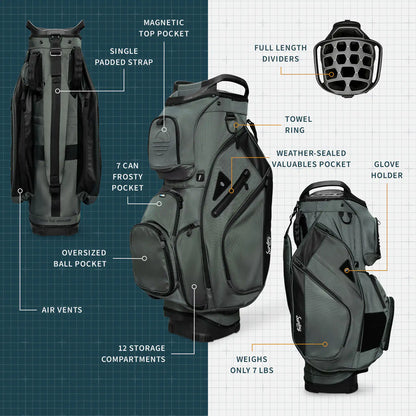 THE BIG RIG - Midnight Green Cart Bag