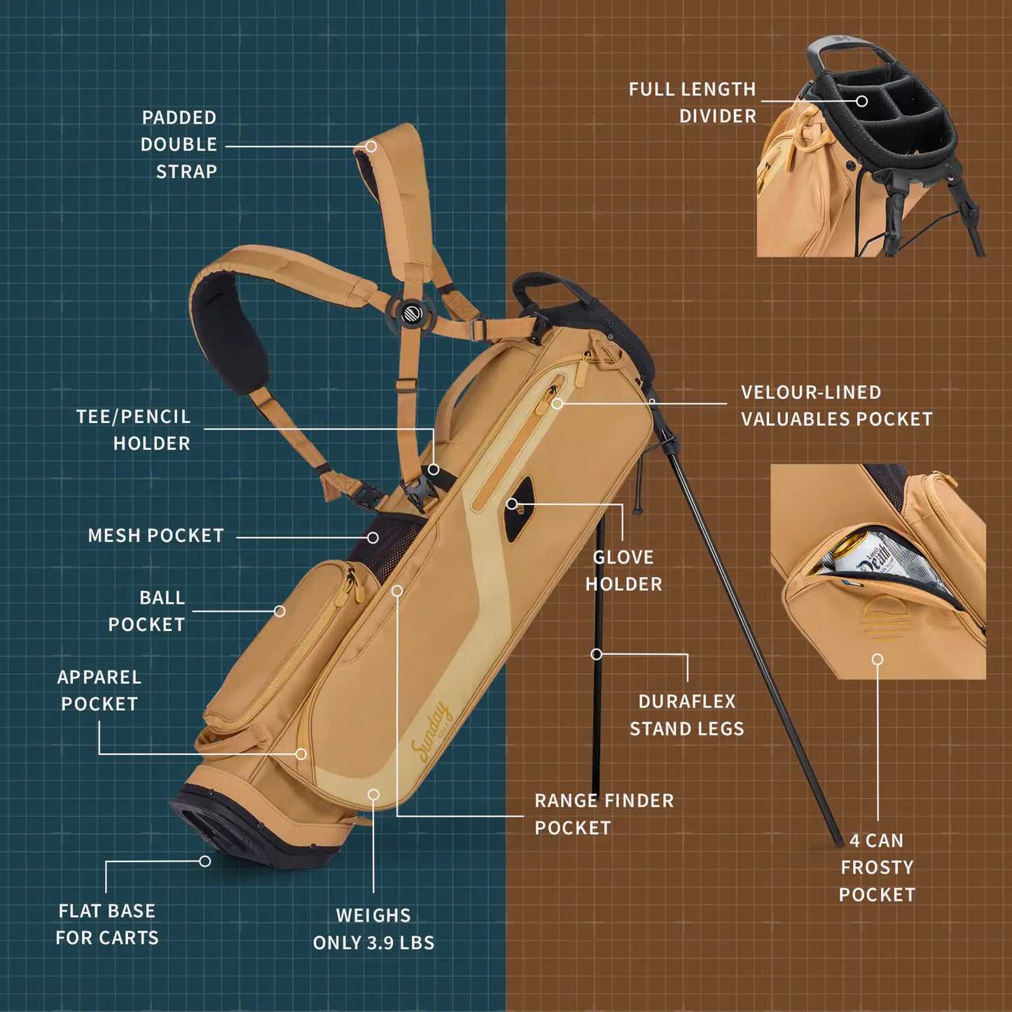EL CAMINO - Walking Golf Bag