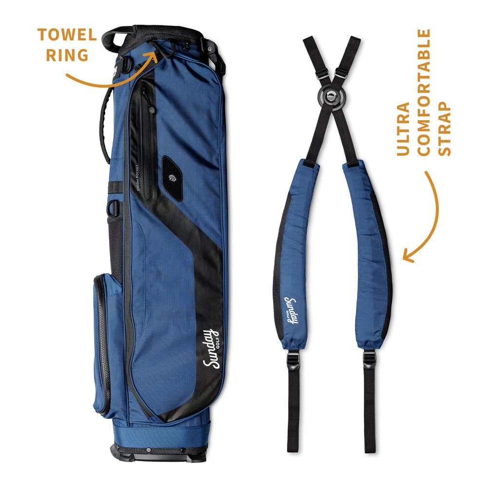 EL CAMINO - Cobalt Blue Walking Golf Bag