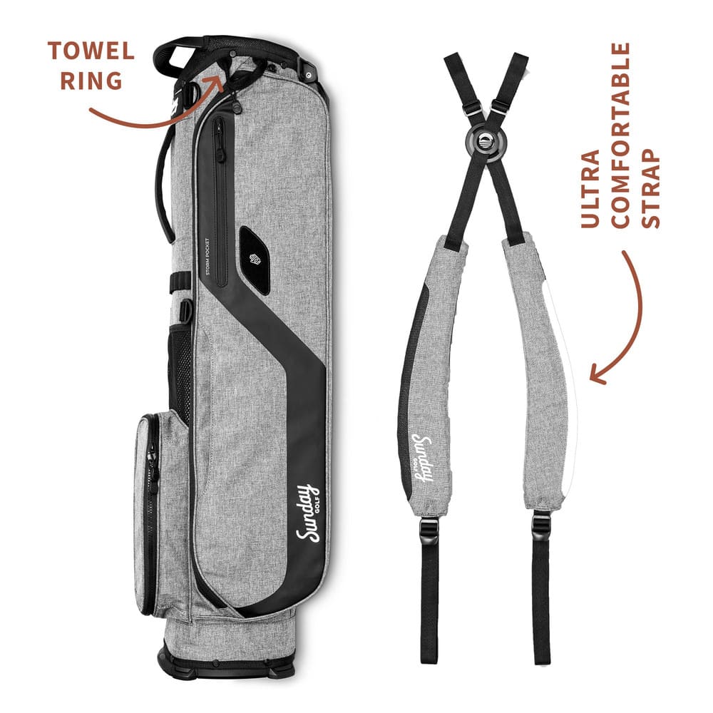 EL CAMINO - Heather Gray Walking Golf Bag