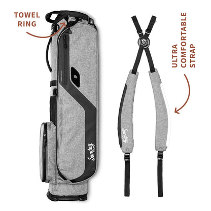 EL CAMINO - Heather Gray Walking Golf Bag