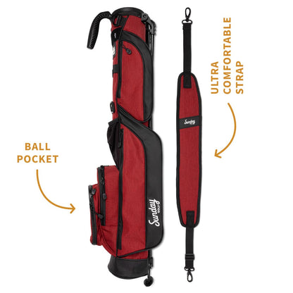 THE LOMA - Ron Burgundy Par 3 Golf Bag