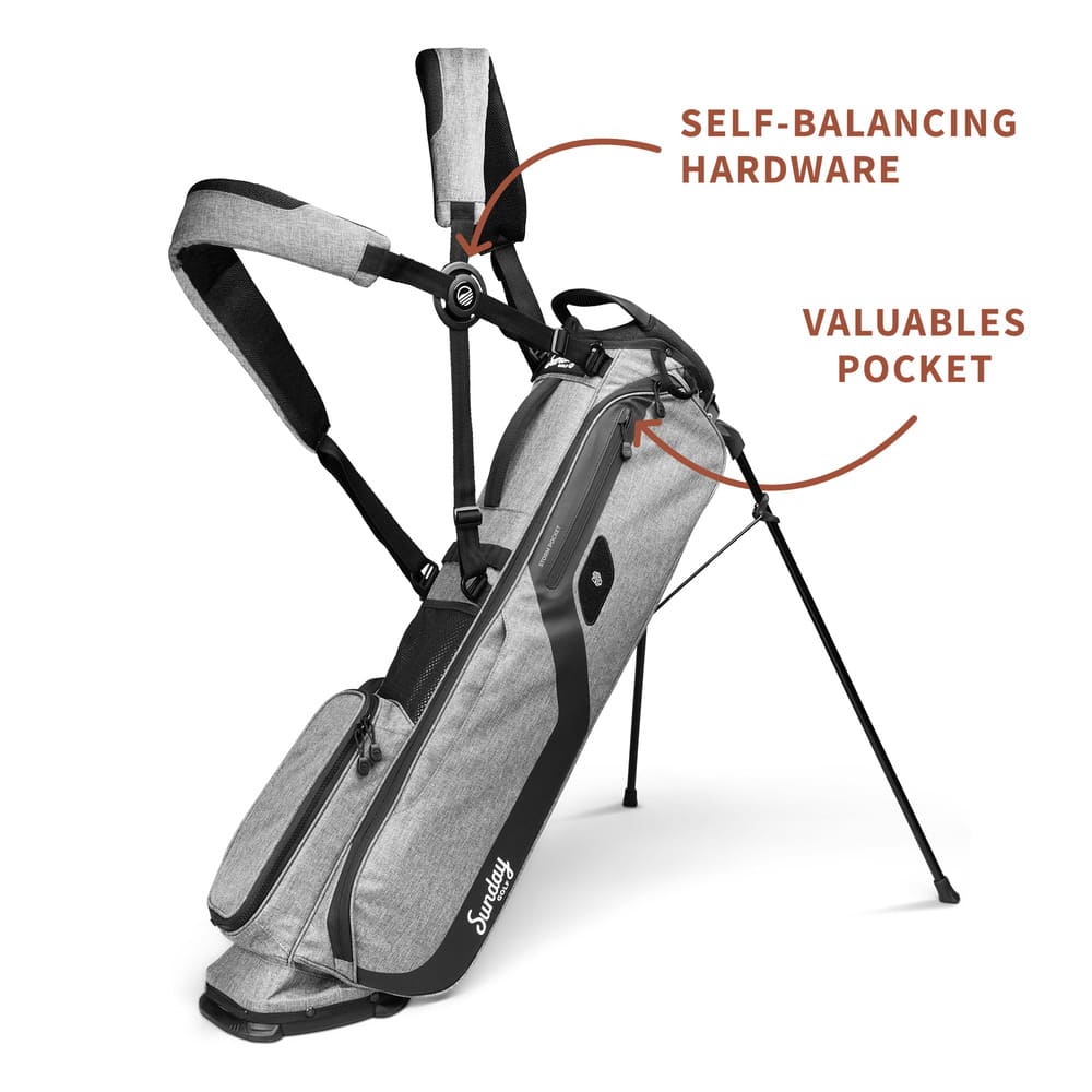 EL CAMINO - Heather Gray Walking Golf Bag