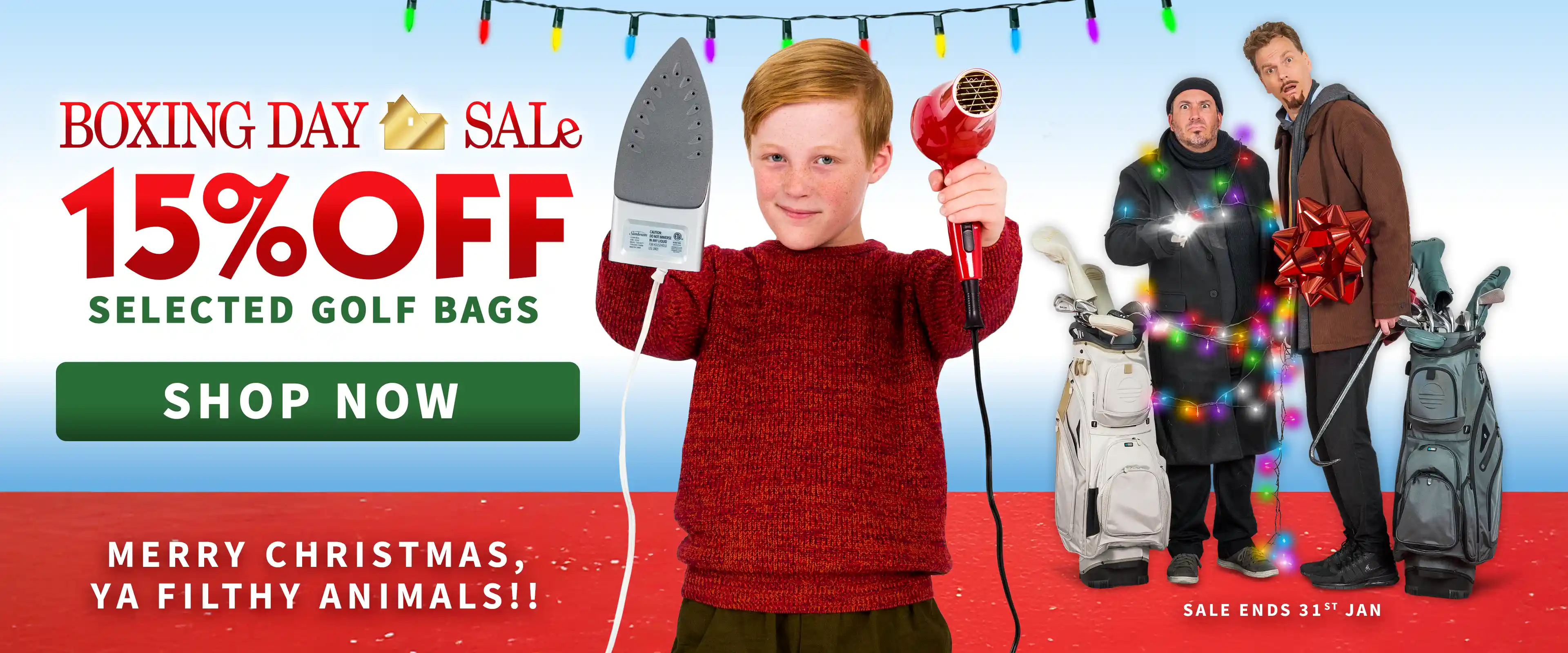 15% OFF - Merry Christmas, Ya Filthy Animals!