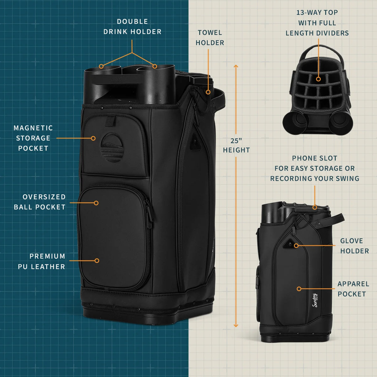 Simmy Indoor Golf Bag
