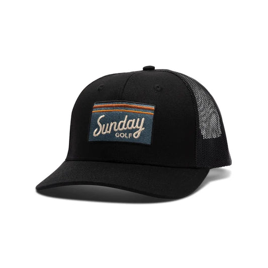 Trucker Golf Hat - Black