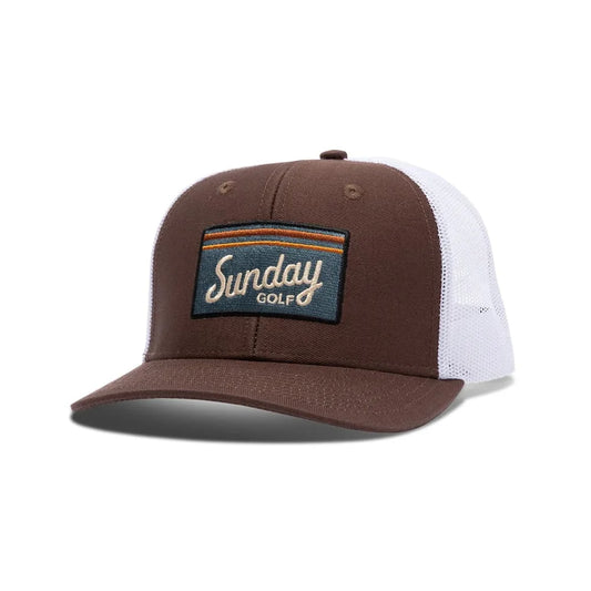 Trucker Golf Hat - Brown